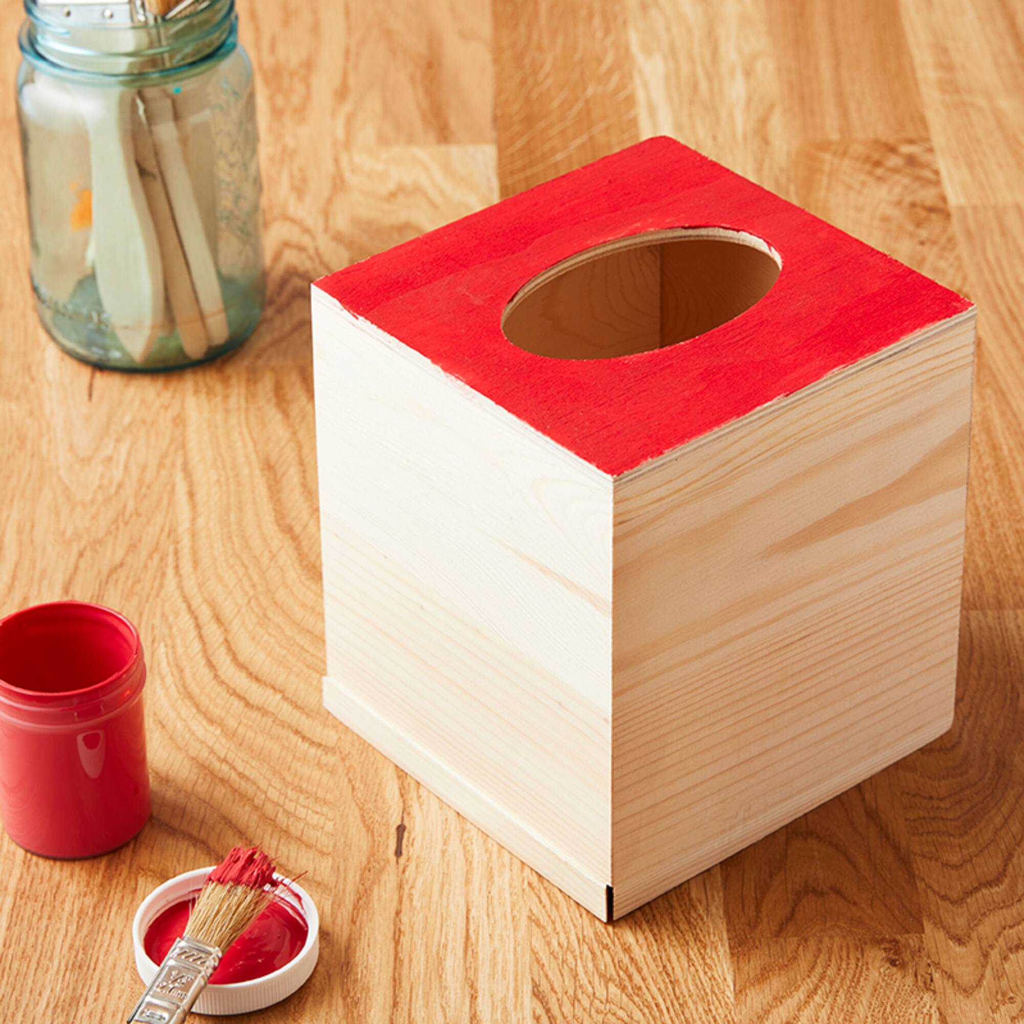 Wood Tissue Box by Make Market®